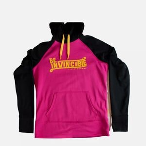 Nike Live Strong Be Invincible Women's Pink Black  Hoodie S